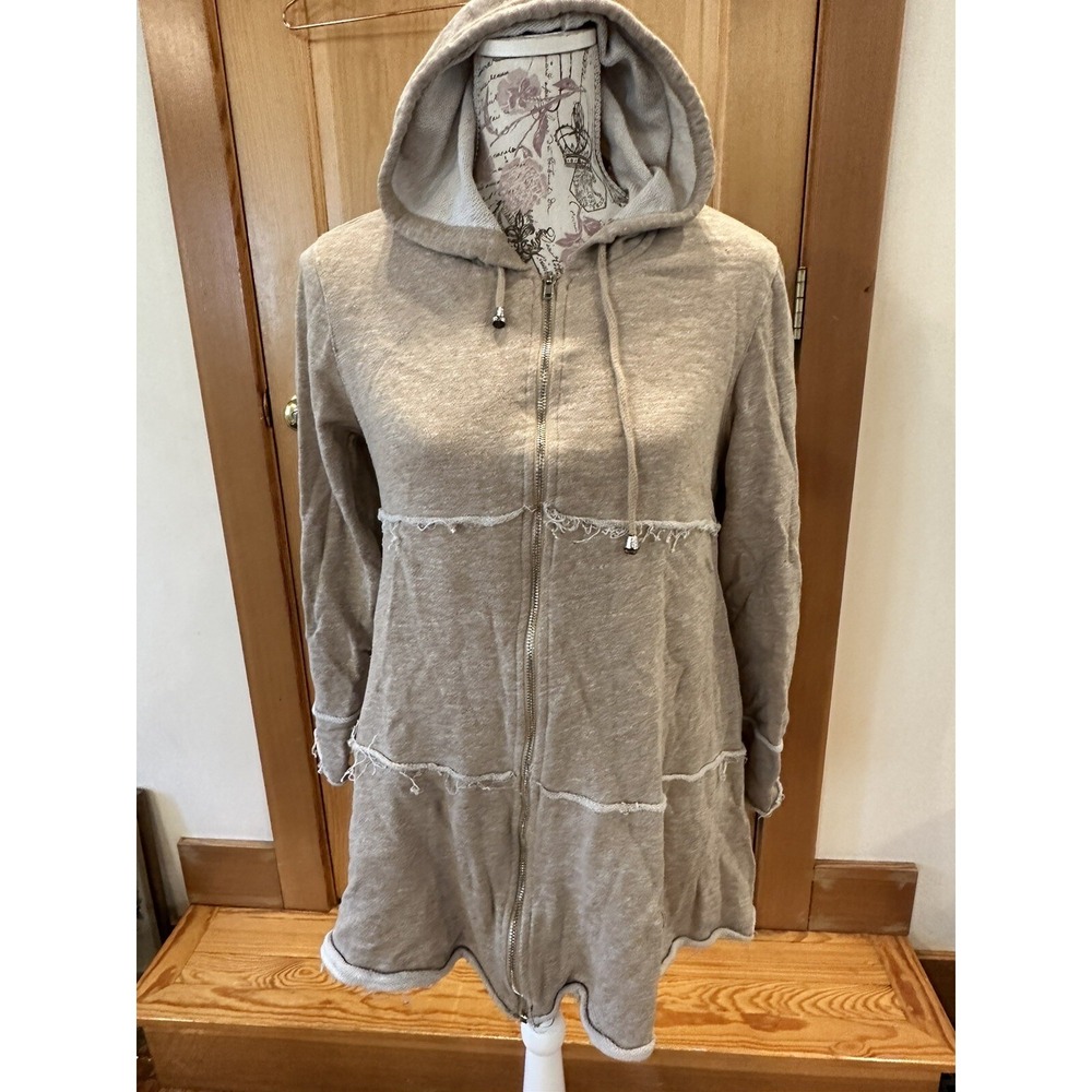 OSO Casuals Zipped Hoodie Size Small Cozy! Boho Chill Vibe
